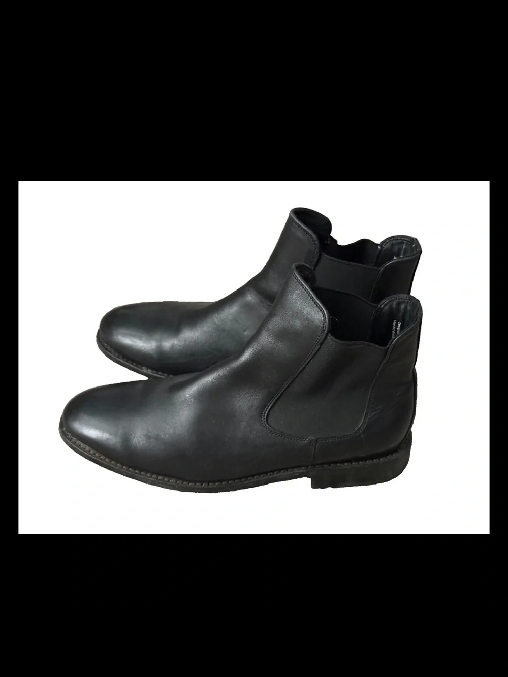 Thursday Boot Company Black Leather Chelsea Boots Men's Size 9.5 Handcrafted